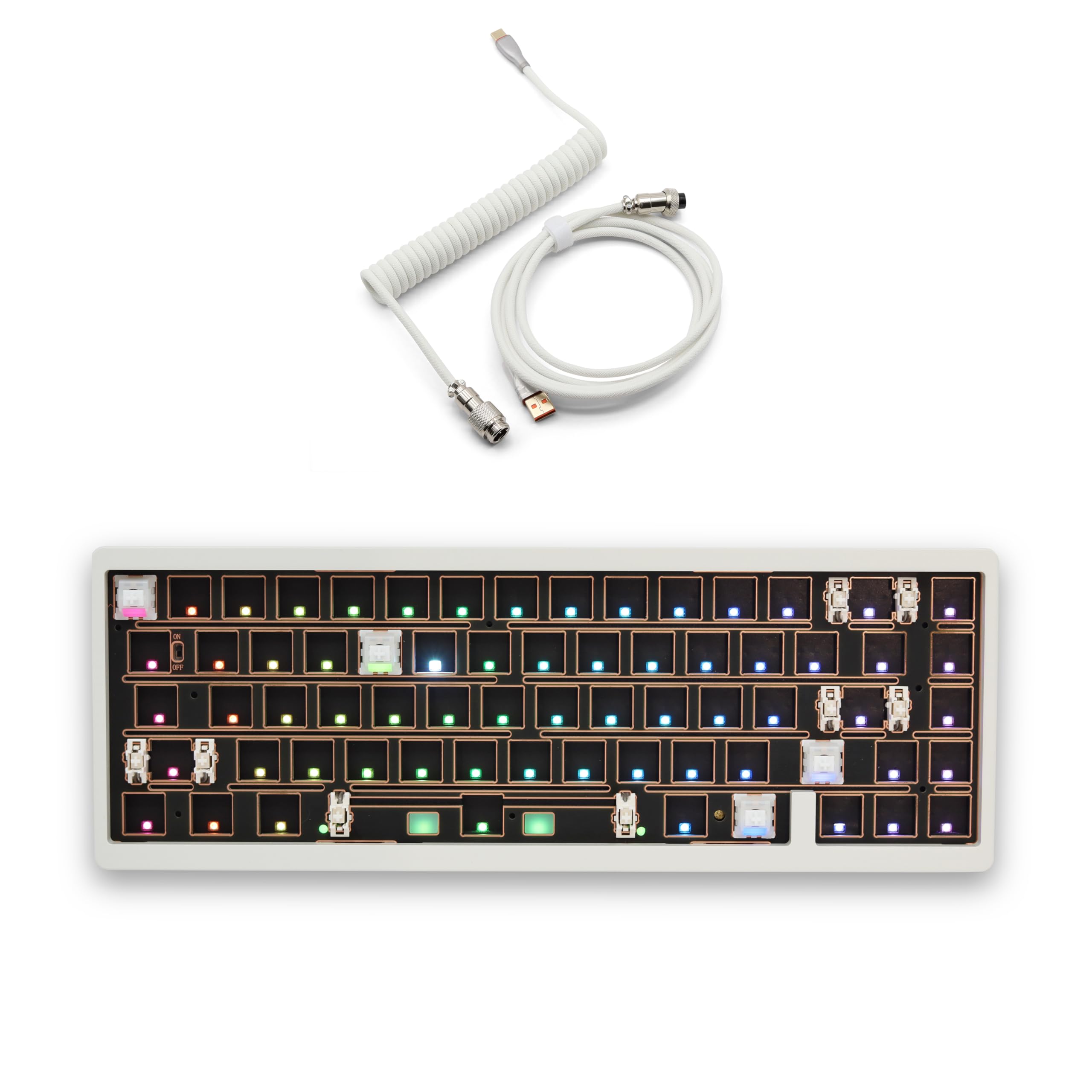 Amazon.com: Glacier Weikav NUT65, 65% Mechanical Keyboard Kit